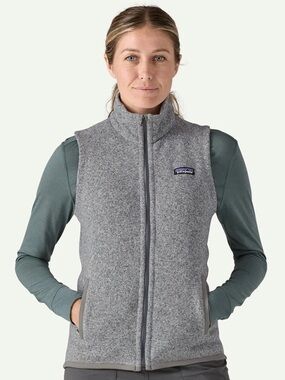 Patagonia Better Sweater Fleece Vest Women’s XXL Birch Knit Full Zip Gorpcore